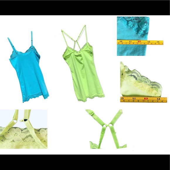 FINAL PRICE VTG Camisole Bundle (2) 
Lace Stretchy sz M - Picture 3 of 7